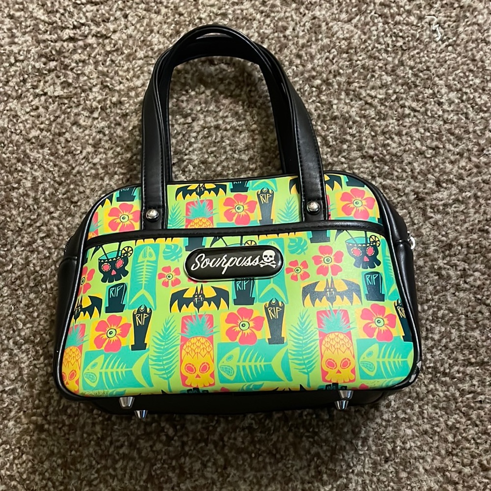 Halloween sourpuss purse